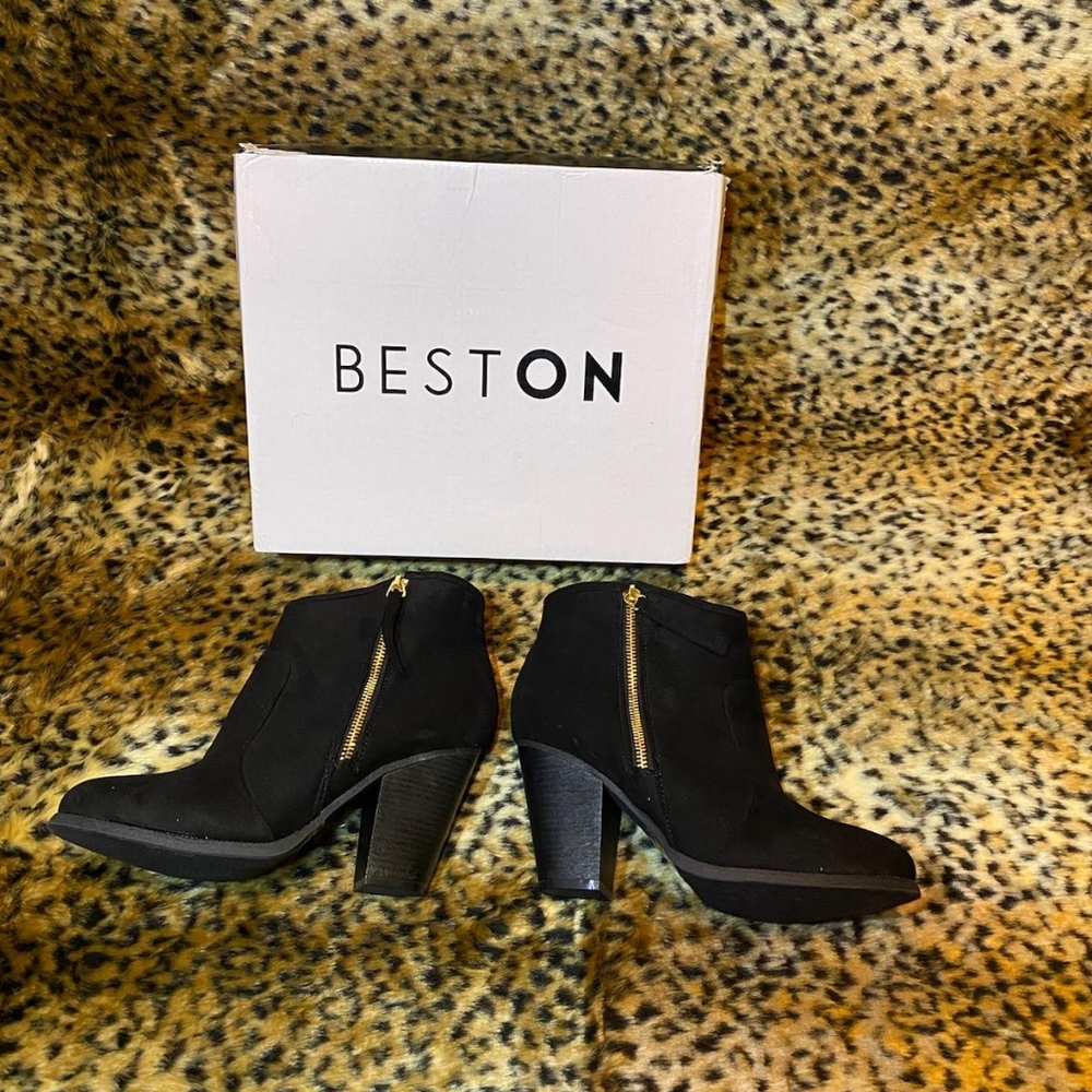 Beston Suede ankle boots - Picture 3 of 6